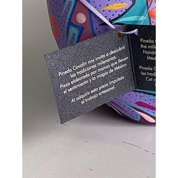 Pineda Covalin Alebrije Large Snail Hand Painted Oaxacan Wood Carving Signed - Picture 5 of 15